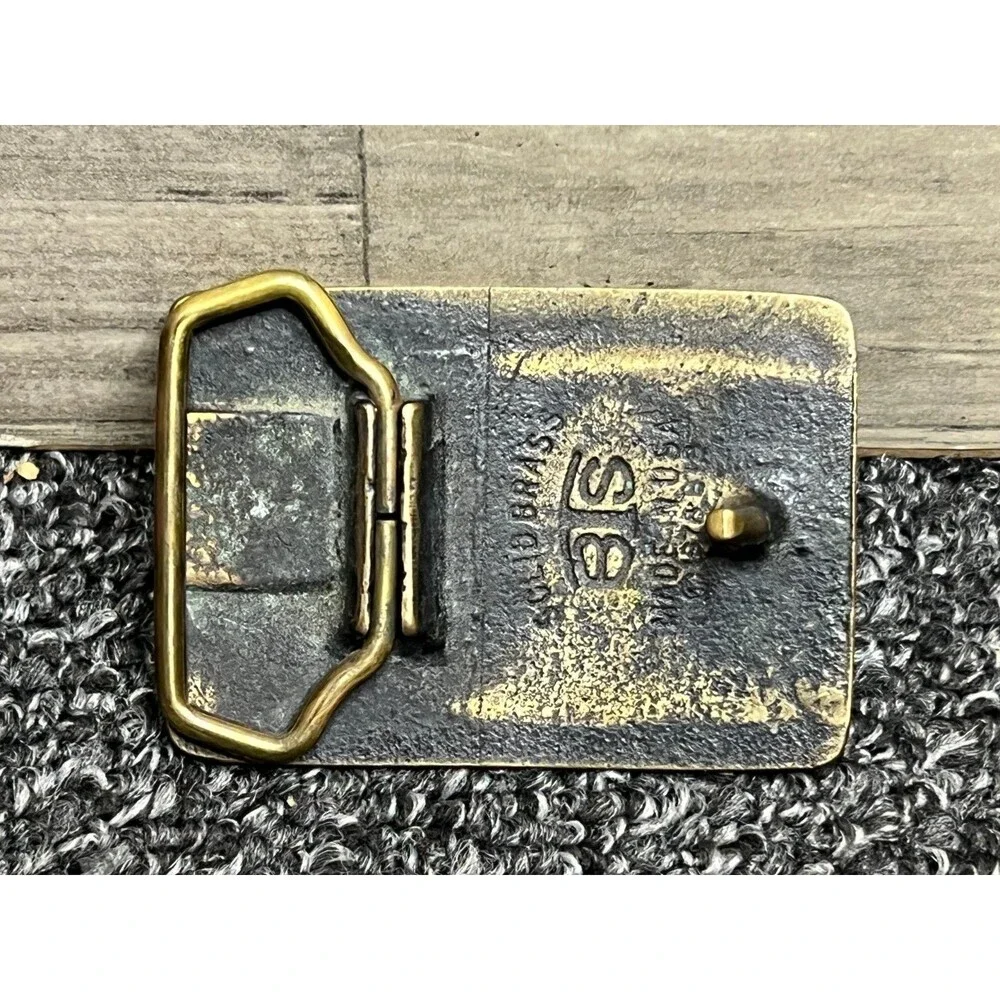 Ryder Truck Lines RTL Solid Brass Belt Buckle - Vintage BTS 1978